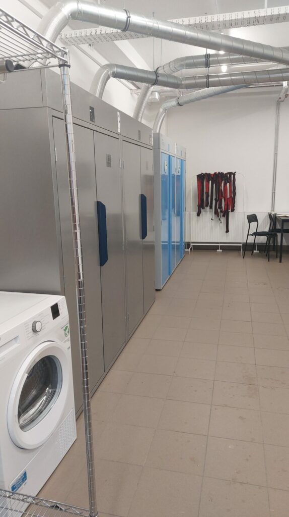 Trockenschrank am Standort in Oberlungwitz